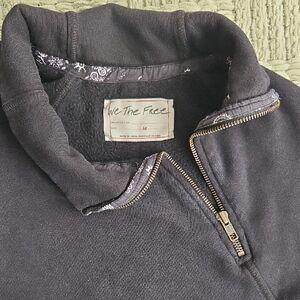 We The Free Black Zip Sweatshirt